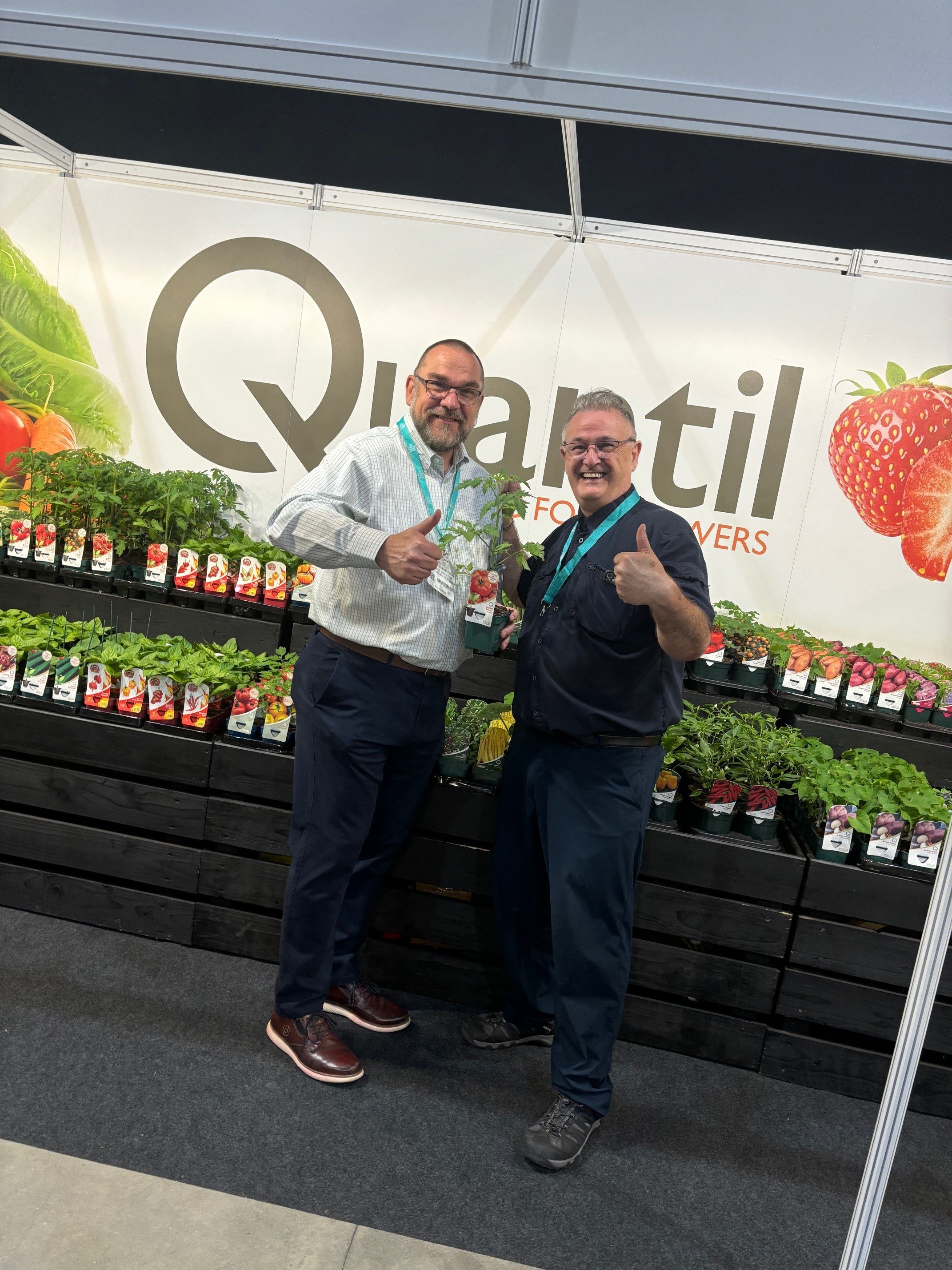 Dave the Plantman visits Quantils HTA Stand